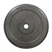 Диск обрезиненный  HouseFit 15 кг R-15 