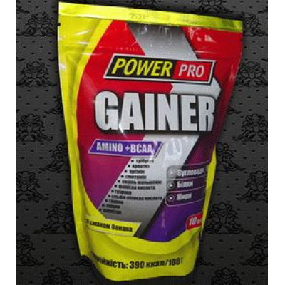 Гейнер Power Pro  банан 1 кг