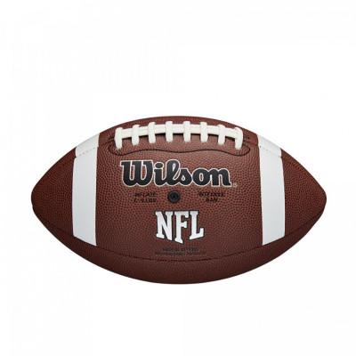 Мяч для американского футбола Wilson NFL LEGEND FB BL/SL W LOGO OFF BULK SS19 WTF1729XB