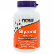 NOW _Glycine 1000мг-100 веган кап
