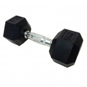 Гантель HouseFit шестигранна гумова 8 кг DD 6442