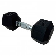 Гантель HouseFit шестигранна гумова 6 кг DD 6442
