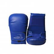  Перчатки для карате PowerPlay  3027 Синие  M