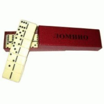 Домино (настольная игра) IG-4006P (кости - пластик, PVC футляр)