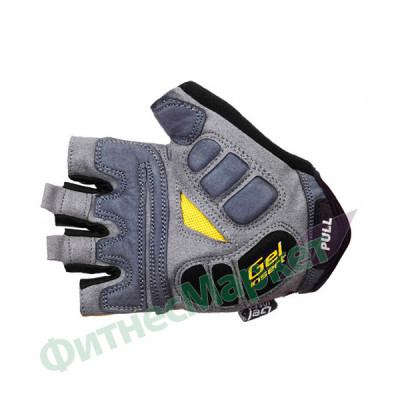 Велоперчатки PowerPlay 5013/L/yellow-black