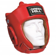 Green Hill Шлем FIVE STAR AIBA красный М кожа