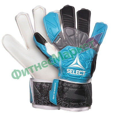 Перчатки вратарские Select 22 Flexi Grip (375) син/черн/бел
