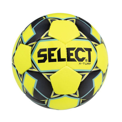 М'яч футбольний Select X -Turf (010) жовтий / сірий р.4