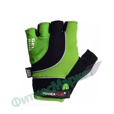 Велоперчатки PowerPlay 5015-B/M/green