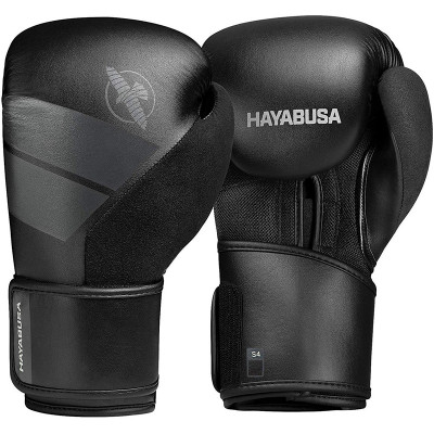 Рукавички боксерські Hayabusa S4-Black 12oz/(Original)S