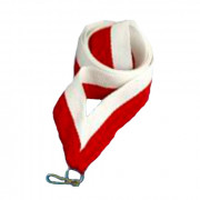 Лента 20 мм (красно-белая)