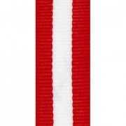 Лента 20 мм (красно-белая)